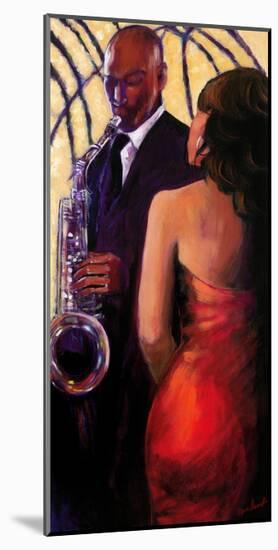 Sax Seduction-Monica Stewart-Mounted Art Print