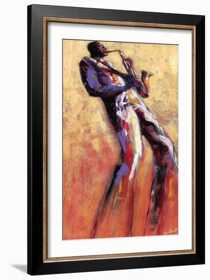 Sax Solo-Monica Stewart-Framed Art Print