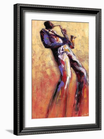 Sax Solo-Monica Stewart-Framed Art Print