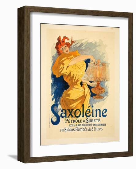 Saxoléine, 1896-Jules Chéret-Framed Giclee Print