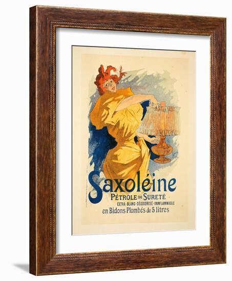 Saxoléine, 1896-Jules Chéret-Framed Giclee Print
