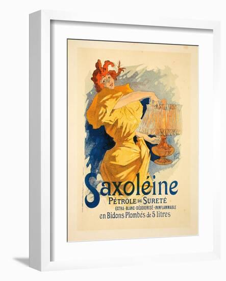 Saxoléine, 1896-Jules Chéret-Framed Giclee Print