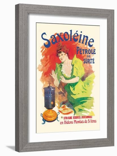 Saxoleine Petrole de Surete Extra Blanc-Jules Chéret-Framed Art Print