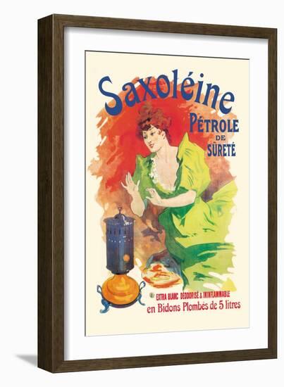 Saxoleine Petrole de Surete Extra Blanc-Jules Chéret-Framed Art Print