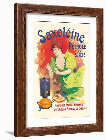 Saxoleine Petrole de Surete Extra Blanc-Jules Chéret-Framed Art Print