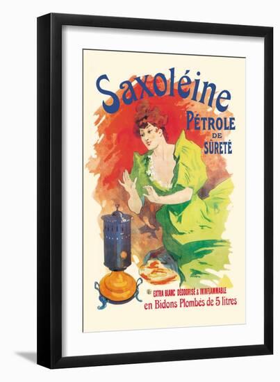 Saxoleine Petrole de Surete Extra Blanc-Jules Chéret-Framed Art Print