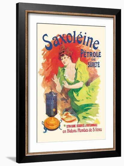 Saxoleine Petrole de Surete Extra Blanc-Jules Chéret-Framed Art Print