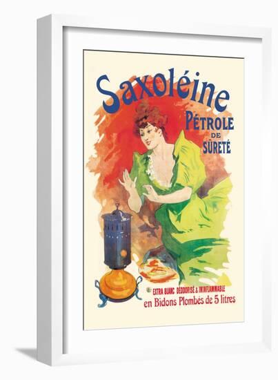 Saxoleine Petrole de Surete Extra Blanc-Jules Chéret-Framed Art Print