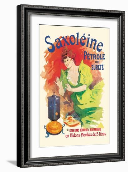 Saxoleine Petrole de Surete Extra Blanc-Jules Chéret-Framed Art Print