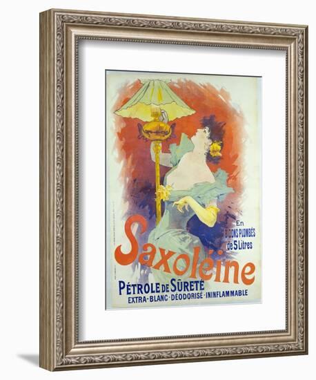 Saxoleine, Petrole De Surete, France, 1890-Jules Chéret-Framed Giclee Print