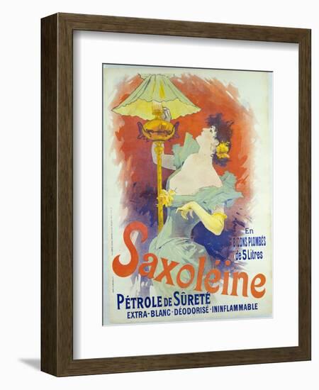 Saxoleine, Petrole De Surete, France, 1890-Jules Chéret-Framed Giclee Print