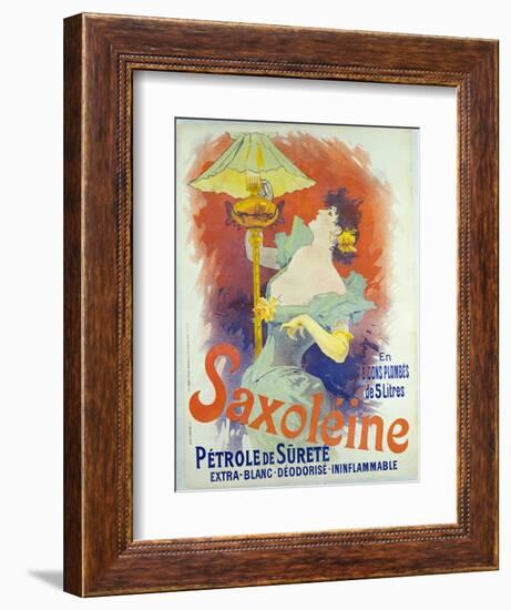 Saxoleine, Petrole De Surete, France, 1890-Jules Chéret-Framed Giclee Print