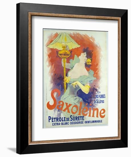 Saxoleine, Petrole De Surete, France, 1890-Jules Chéret-Framed Giclee Print