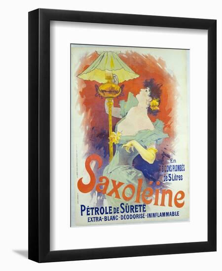 Saxoleine, Petrole De Surete, France, 1890-Jules Chéret-Framed Giclee Print