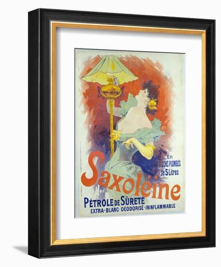 Saxoleine, Petrole De Surete, France, 1890-Jules Chéret-Framed Giclee Print