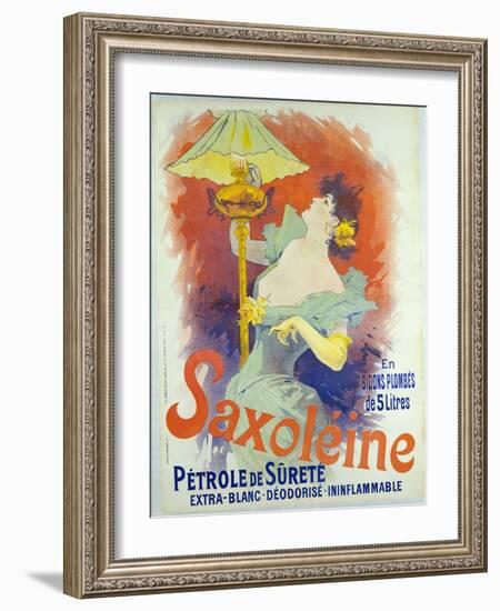 Saxoleine, Petrole De Surete, France, 1890-Jules Chéret-Framed Giclee Print