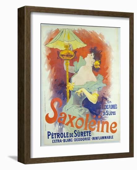 Saxoleine, Petrole De Surete, France, 1890-Jules Chéret-Framed Giclee Print