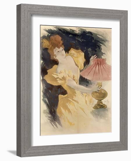 Saxoleine-Jules Chéret-Framed Giclee Print