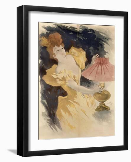 Saxoleine-Jules Chéret-Framed Giclee Print