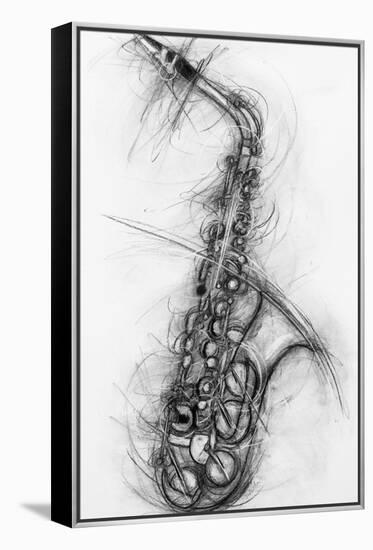 Saxophone 2005-Penny Warden-Framed Premier Image Canvas