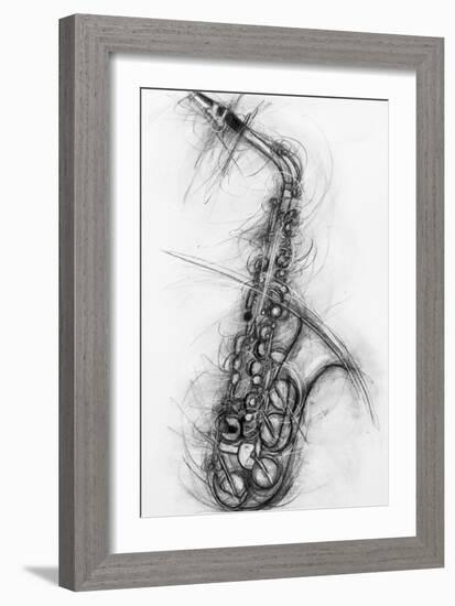 Saxophone 2005-Penny Warden-Framed Giclee Print