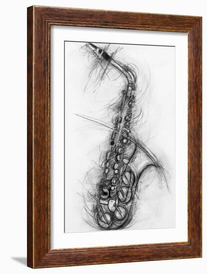 Saxophone 2005-Penny Warden-Framed Giclee Print