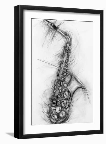 Saxophone 2005-Penny Warden-Framed Giclee Print