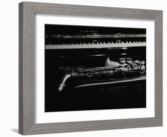 Saxophone and Piano, the Fairway, Welwyn Garden City, Hertfordshire, 7 May 2000-Denis Williams-Framed Photographic Print