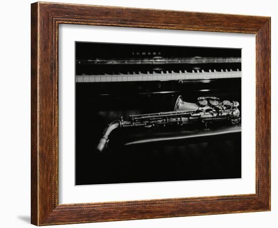 Saxophone and Piano, the Fairway, Welwyn Garden City, Hertfordshire, 7 May 2000-Denis Williams-Framed Photographic Print