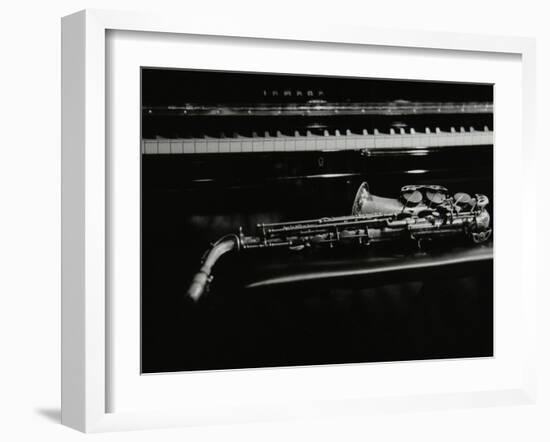 Saxophone and Piano, the Fairway, Welwyn Garden City, Hertfordshire, 7 May 2000-Denis Williams-Framed Photographic Print