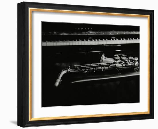 Saxophone and Piano, the Fairway, Welwyn Garden City, Hertfordshire, 7 May 2000-Denis Williams-Framed Photographic Print