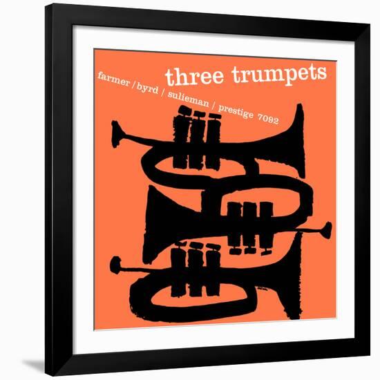 Saxophone Colossus Sonny Rollins (Orange Color Variation)-null-Framed Art Print