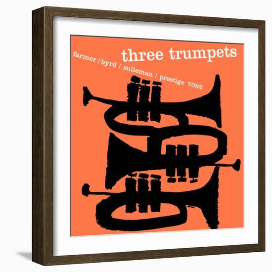 Saxophone Colossus Sonny Rollins (Orange Color Variation)-null-Framed Art Print