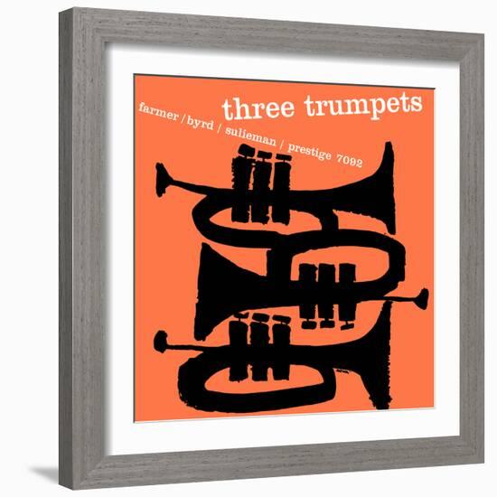 Saxophone Colossus Sonny Rollins (Orange Color Variation)-null-Framed Premium Giclee Print