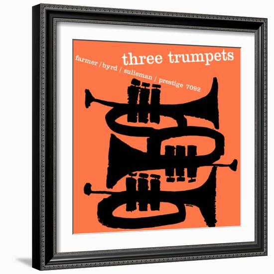 Saxophone Colossus Sonny Rollins (Orange Color Variation)-null-Framed Premium Giclee Print