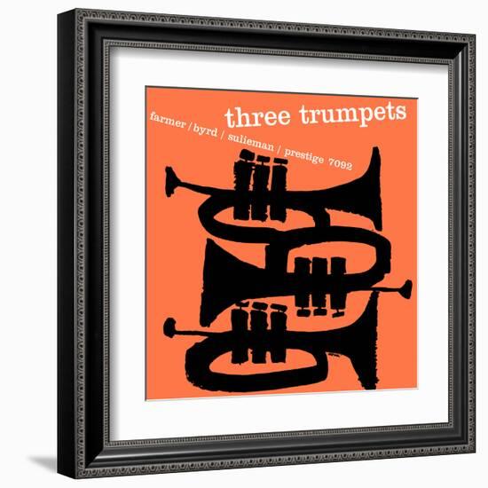 Saxophone Colossus Sonny Rollins (Orange Color Variation)-null-Framed Art Print