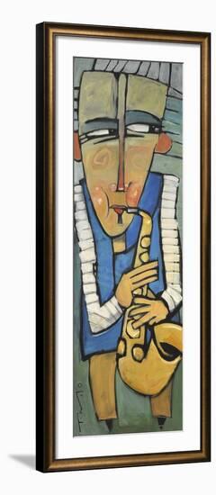 Saxophone Player-Tim Nyberg-Framed Giclee Print