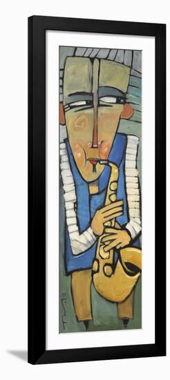 Saxophone Player-Tim Nyberg-Framed Giclee Print