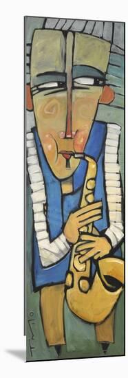 Saxophone Player-Tim Nyberg-Mounted Giclee Print