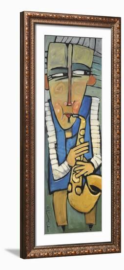 Saxophone Player-Tim Nyberg-Framed Giclee Print