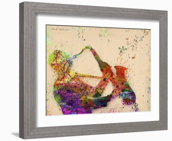 Saxophone-Mark Ashkenazi-Framed Giclee Print