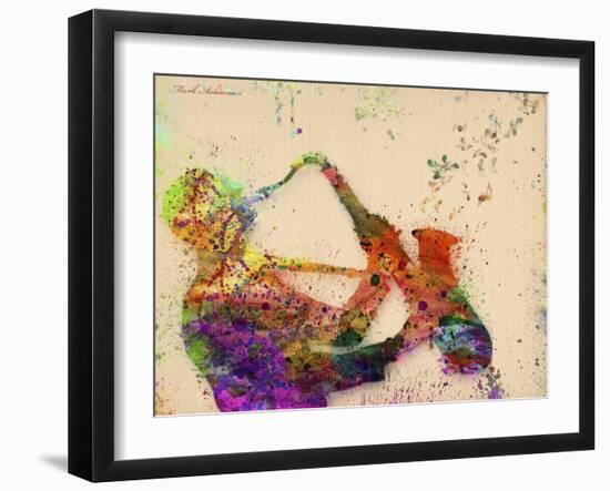 Saxophone-Mark Ashkenazi-Framed Giclee Print