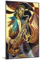 Saxophone-Shen-Mounted Art Print