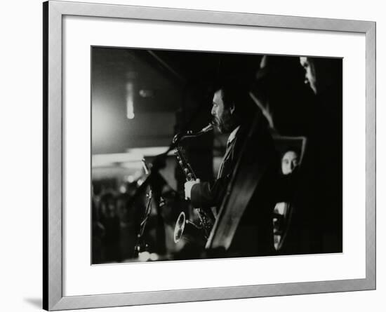 Saxophonist Bob Sydor Playing at the Torrington Jazz Club, Finchley, London, 1988-Denis Williams-Framed Photographic Print