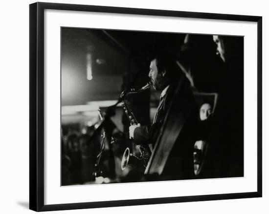 Saxophonist Bob Sydor Playing at the Torrington Jazz Club, Finchley, London, 1988-Denis Williams-Framed Photographic Print