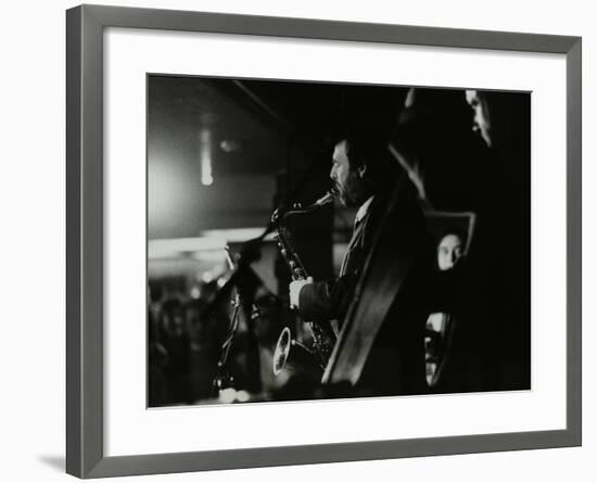 Saxophonist Bob Sydor Playing at the Torrington Jazz Club, Finchley, London, 1988-Denis Williams-Framed Photographic Print