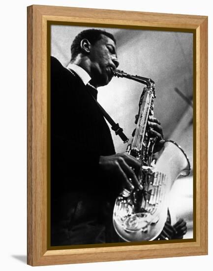 Saxophoniste Ornette Coleman C. 1959-null-Framed Stretched Canvas