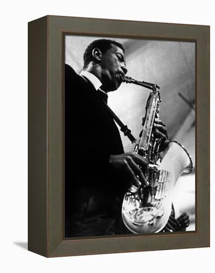 Saxophoniste Ornette Coleman C. 1959-null-Framed Stretched Canvas