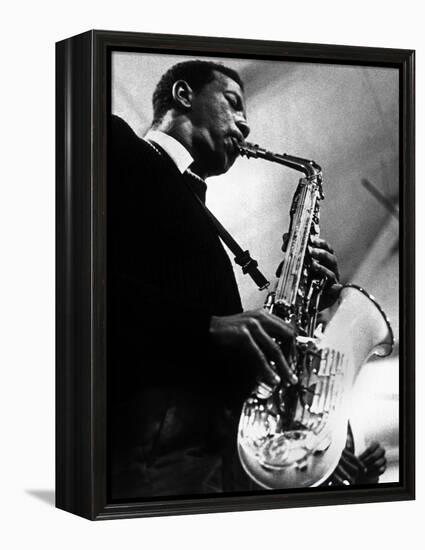 Saxophoniste Ornette Coleman C. 1959-null-Framed Stretched Canvas