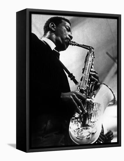 Saxophoniste Ornette Coleman C. 1959-null-Framed Stretched Canvas